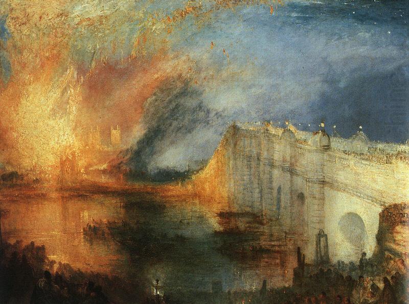 The Burning of the Houses of Parliament, Joseph Mallord William Turner